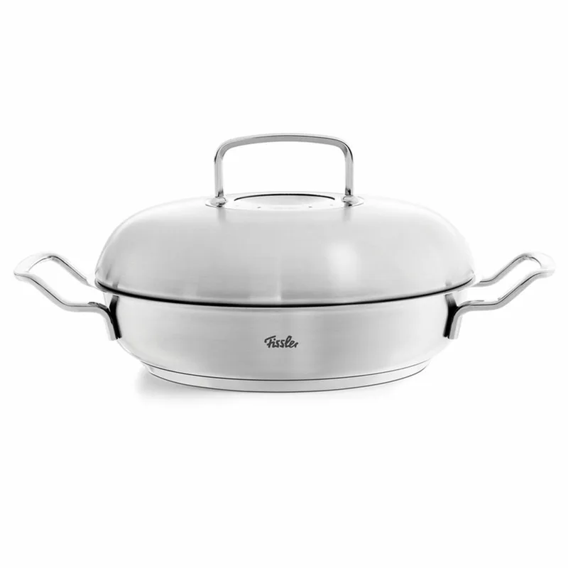 Original-Profi Collection® Braadpan met High Dome Deksel - 24cm de Fissler en Rvs – photo produit