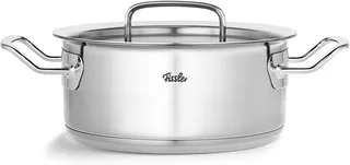 Original-Profi Collection - Lage Kookpan met RVS Deksel - Elke Warmtebron - 24cm - RVS by Fissler in Rvs – product photo 4 of 5
