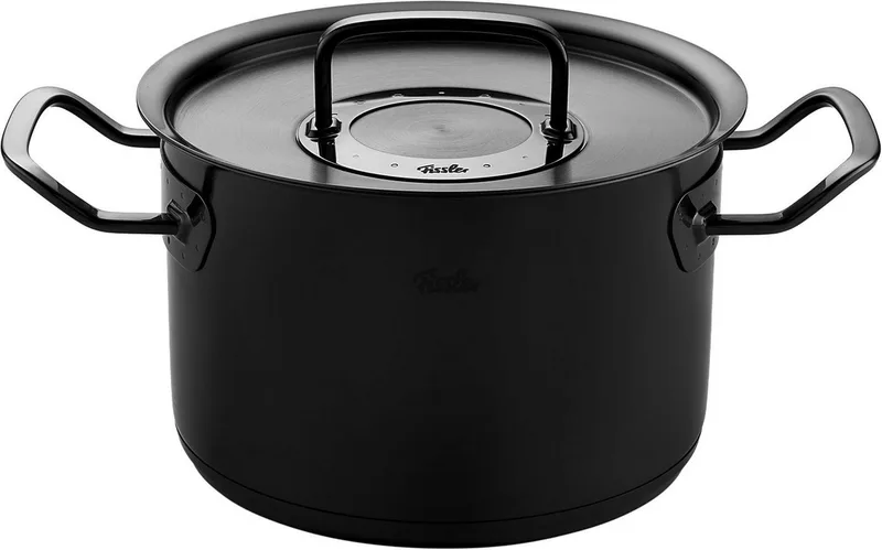Original-Profi Collection® Shadow Line 5 delig set pannenset by Fissler in Black – product photo 5 of 5