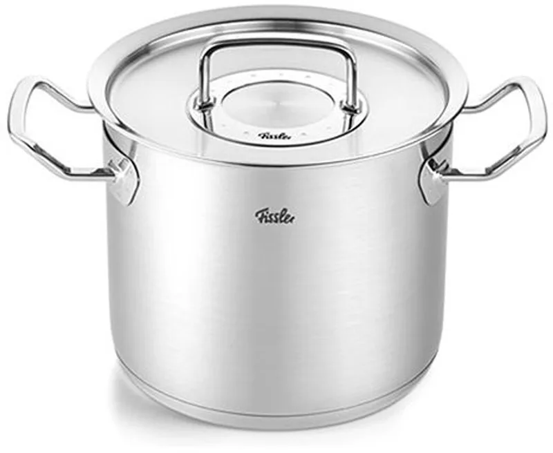 Original-Profi Collection® - Soeppan met Deksel - RVS - 20cm by Fissler in Silver – product photo