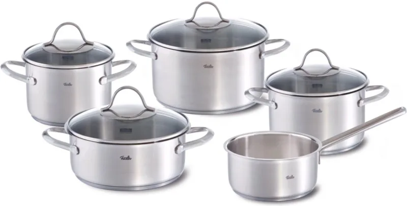 Palermo 5-delige Pannenset von Fissler in Silber – Produktfoto 1 von 5