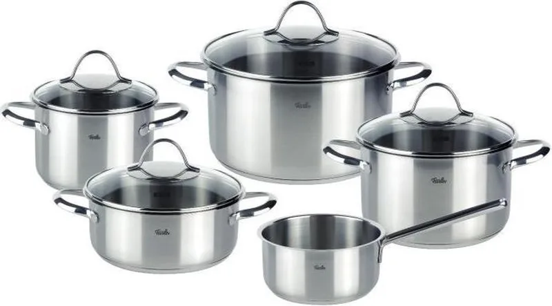 Paris pannenset - 5-delig von Fissler in Silber – Produktfoto