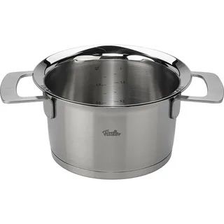 Phi Collection kookpan met Downdraft Glasdeksel 16cm von Fissler in Silber – Produktfoto 2 von 3