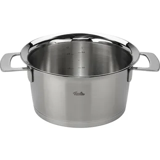 Phi Collection kookpan met Downdraft Glasdeksel 20 cm von Fissler in Silber – Produktfoto 2 von 3