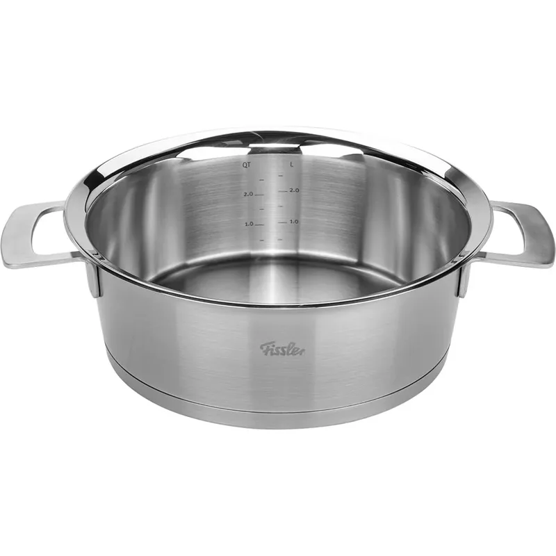 Phi Collection Soeppan met Downdraft Glasdeksel 24cm - laag von Fissler in Silber – Produktfoto 2 von 3