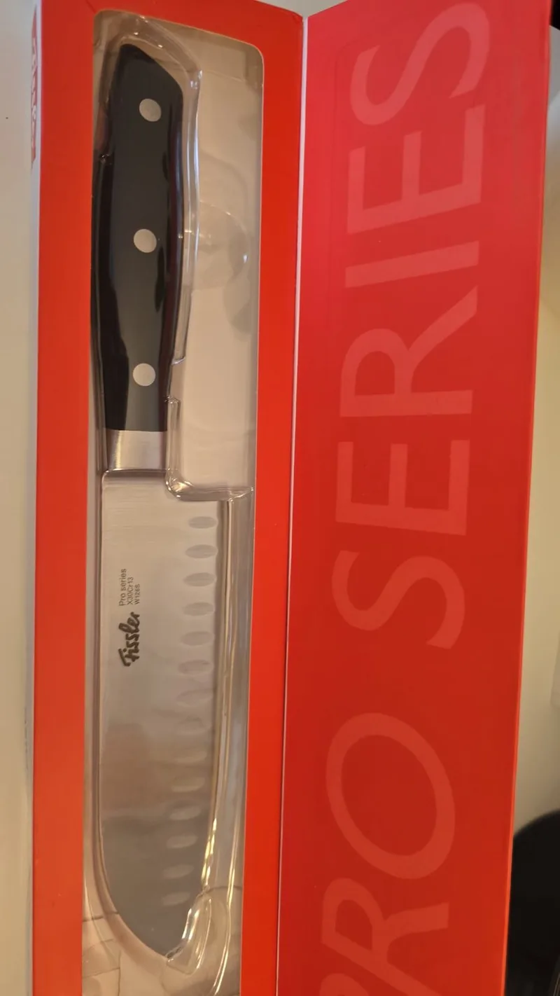 Pro Series - Groot Santoku Mes 16,5 cm by Fissler in Rvs – product photo