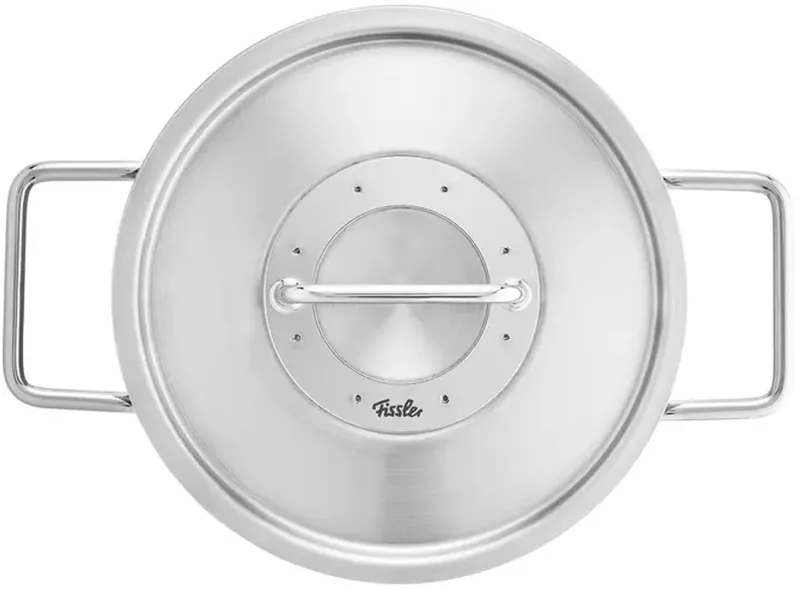 Pure Collection Pannenset Ceratal Koekenpan en RVS Deksels, 6-delig by Fissler in Silver – product photo