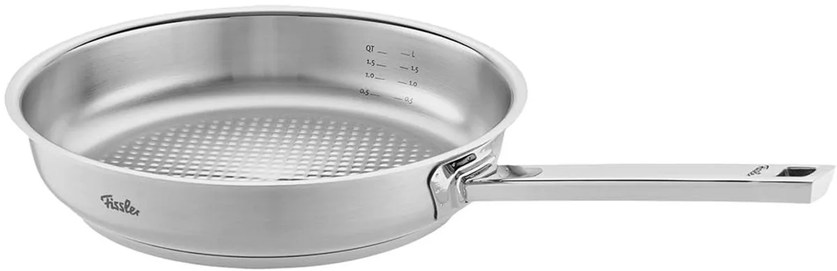 Roestvrijstalen braadpan - geschikt voor alle warmtebronnen - 1 stuk - Ø 24 cm van Fissler in Zilver – productfoto