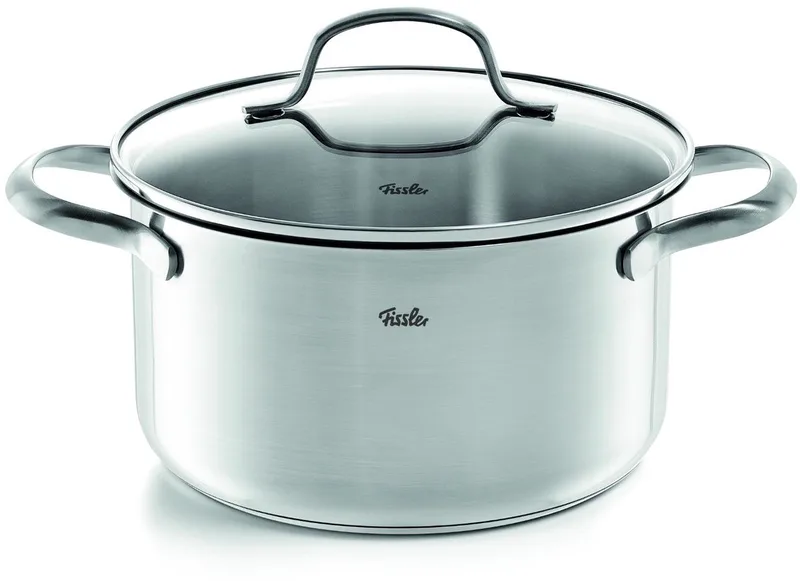 San Francisco Kookpan met Glazen Deksel - 3,3L - Ø 20cm de Fissler en Argent – photo produit