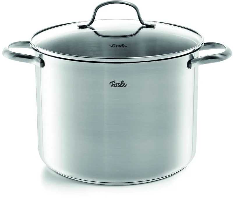 San Francisco Kookpan met Glazen Deksel - 5,3L - Ø 24cm by Fissler in Silver – product photo