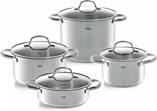 San Francisco Pannenset 4-delig by Fissler in Silver – product photo 1 of 6