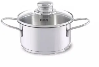 Snacky Kookpan met Glasdeksel 12cm von Fissler in Roestvrijstaal – Produktfoto 1 von 5
