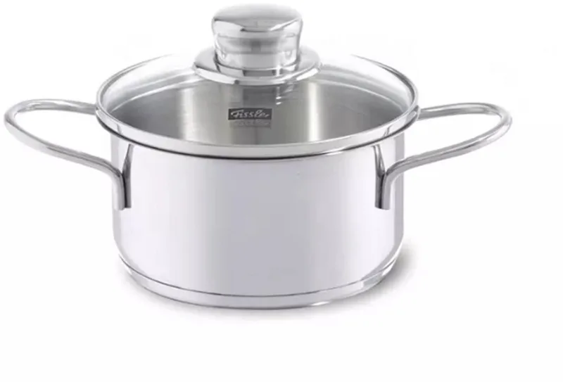 Snacky Kookpan met Glasdeksel 12cm von Fissler in Roestvrijstaal – Produktfoto 1 von 5