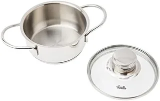 Snacky Kookpan met Glasdeksel 12cm von Fissler in Roestvrijstaal – Produktfoto 2 von 5