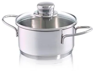 Snacky Kookpan met Glasdeksel 14cm by Fissler in Silver – product photo 3 of 5