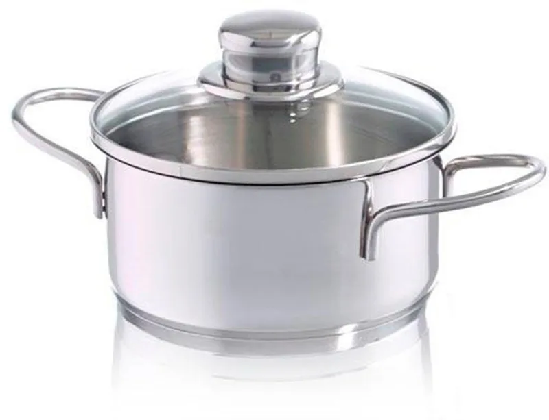 Snacky Kookpan met Glasdeksel 14cm by Fissler in Silver – product photo 3 of 5