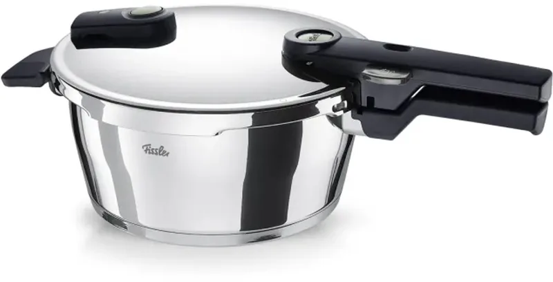 Snelkookpan - Saliegroen 22 cm 3,5 Liter Inductie Geschikt de Fissler en Rvs – photo produit