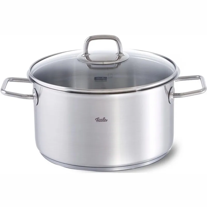Viseo Kookpan met Glasdeksel, 24cm by Fissler in Rvs – product photo