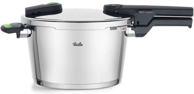 Vitaquick Green Snelkookpan met Inzet, 4,5L de Fissler en Rvs – photo produit