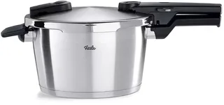 Vitaquick Premium Snelkookpan met Stoominzet en driepoot 4.5L von Fissler in Silber – Produktfoto 1 von 3