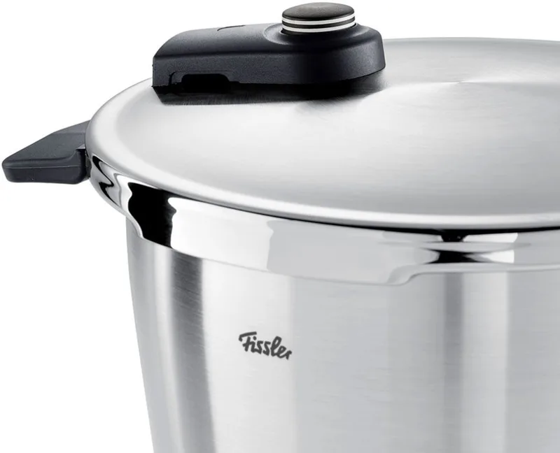Vitaquick Premium Snelkookpan met Stoominzet en driepoot 4.5L von Fissler in Silber – Produktfoto 3 von 3