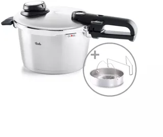 Vitavit Premium Snelkookpan - Met Inzet - 4,5L by Fissler in Silver – product photo 1 of 4