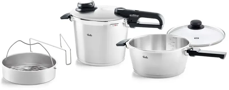 Vitavit Premium Snelkookpan-set 3.5L & 6L von Fissler in Rvs – Produktfoto 1 von 5