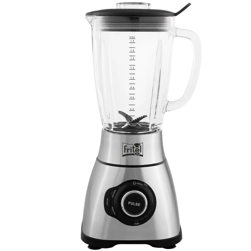 Blender BL 3890 - High Speed Blender/Smoothie Maker - 1,8 L - 1800 W - 9 snelheden - IJscrush-functie - Glas - Automatische uitschakeling by Fritel – product photo