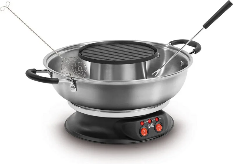 Culinaire Fondue FG 2970 - Elektrische Fondueset + Grill/Fondue Set - Kerstcadeau/Feestcadeau - 2 L - 1950 W - Voor 2 tot 6 personen + 6 Fonduevorken - PFAS-vrij van Fritel – productfoto