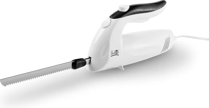 Elektrisch mes EK 3180 - Mesmachine / Vleesmes + Incl. 2 messen - 150W - 44 cm de Fritel en Blanc – photo produit