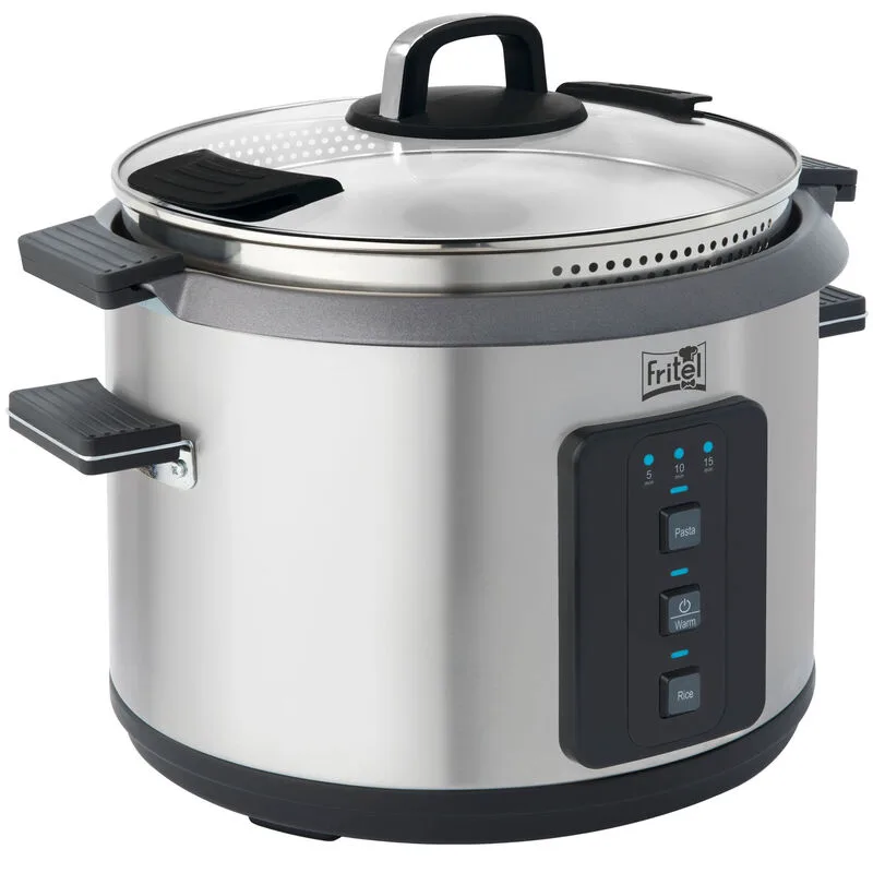 Pasta- en Rijstkoker RC 1377 - Elektrische Waterkoker/Stoomkoker - 6 L - 1100 W - 3 Functies - Uitneembare Kom - PFAS-vrij by Fritel – product photo