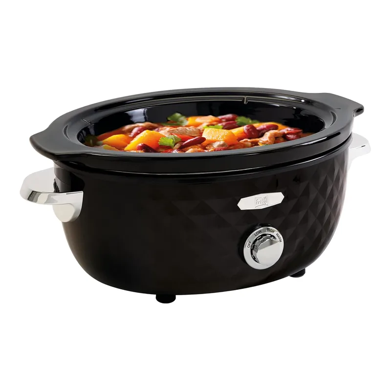 Slowcooker SC 2090 - Elektrische sudderpan/crockpot - 3,3 L - 150 W - Voor 1 tot 4 personen - Keramische pot - 4 warmtestanden by Fritel – product photo