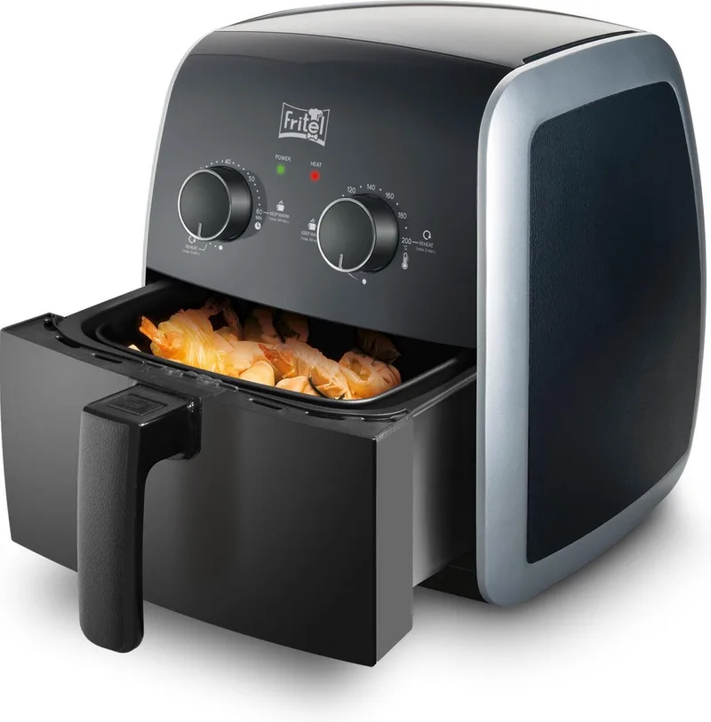Snacktastic 5801 - Airfryer 3,2l + 1200g + 1450W van Fritel in Zwart – productfoto