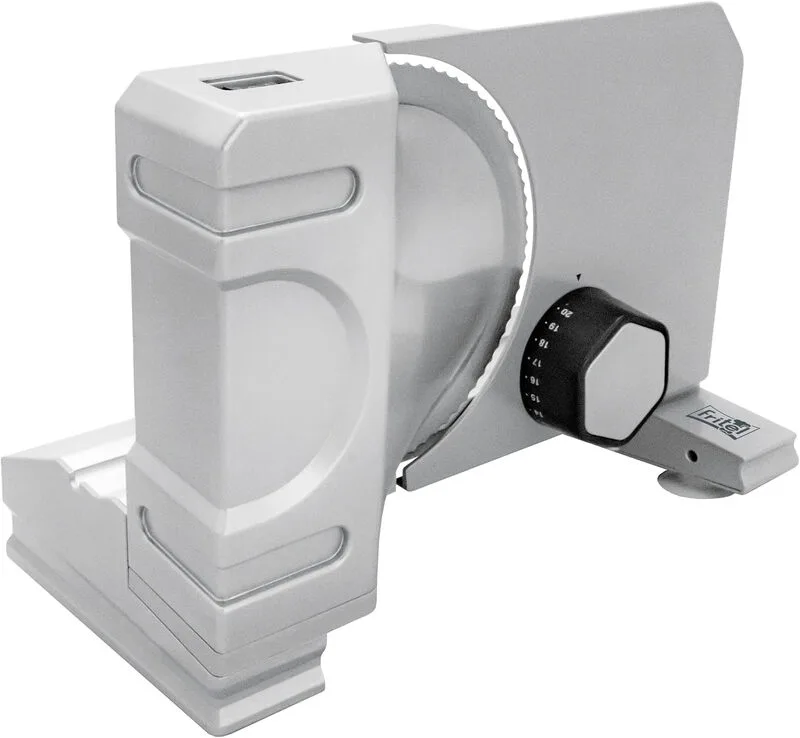 Snijmachine SL 3710 - Universele snijmachine/Broodsnijder/Vleessnijder - 0-20 mm - Ø 19 cm - 150 W - Universeel mes - 15° schuine slede fra Fritel – produktbillede