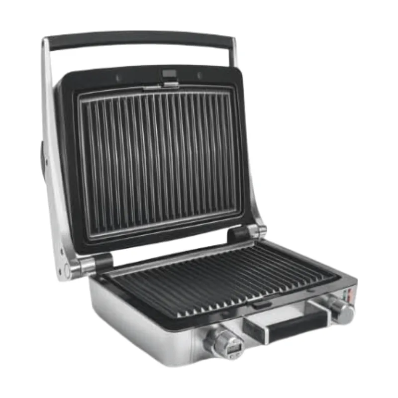 WaffleTastic® CW 3627 Combi Grill - Wafelijzer & Grill - 1600 W - Verwisselbare platen - PFAS-vrij + 60' Timer - Zilvergrijs van Fritel – productfoto