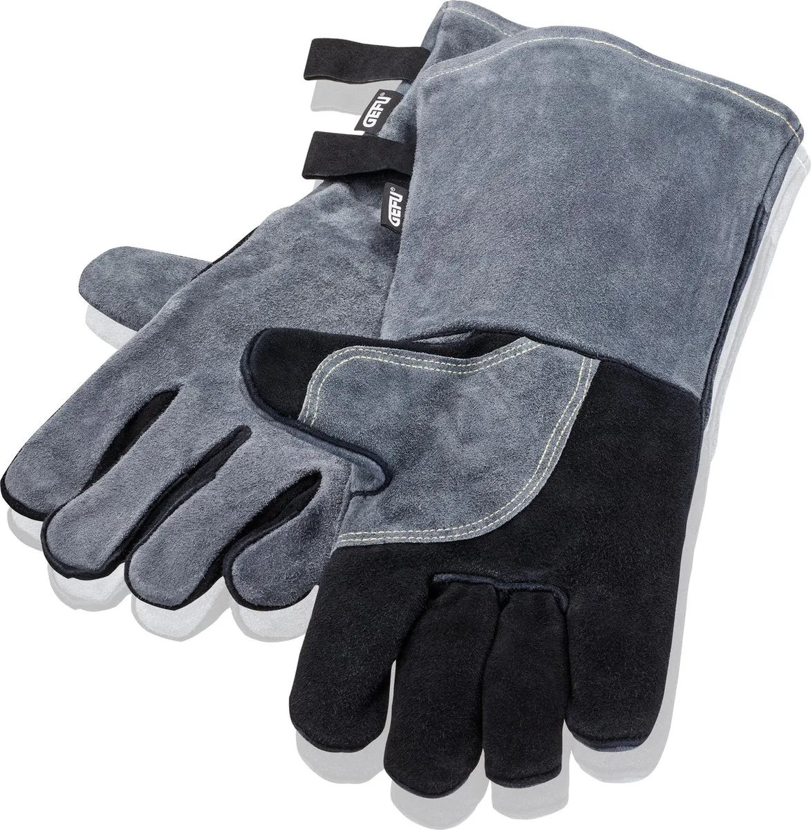Barbecuehandschoen - leder van GEFU in Zwart – productfoto