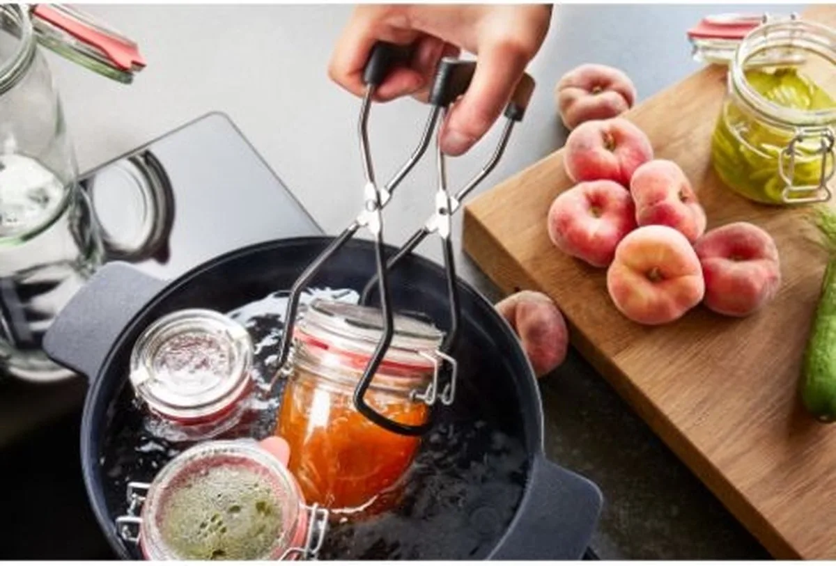 FIXIT Oventang - RVS Keukentang voor Hete Ovenschalen de GEFU en Noir – photo produit