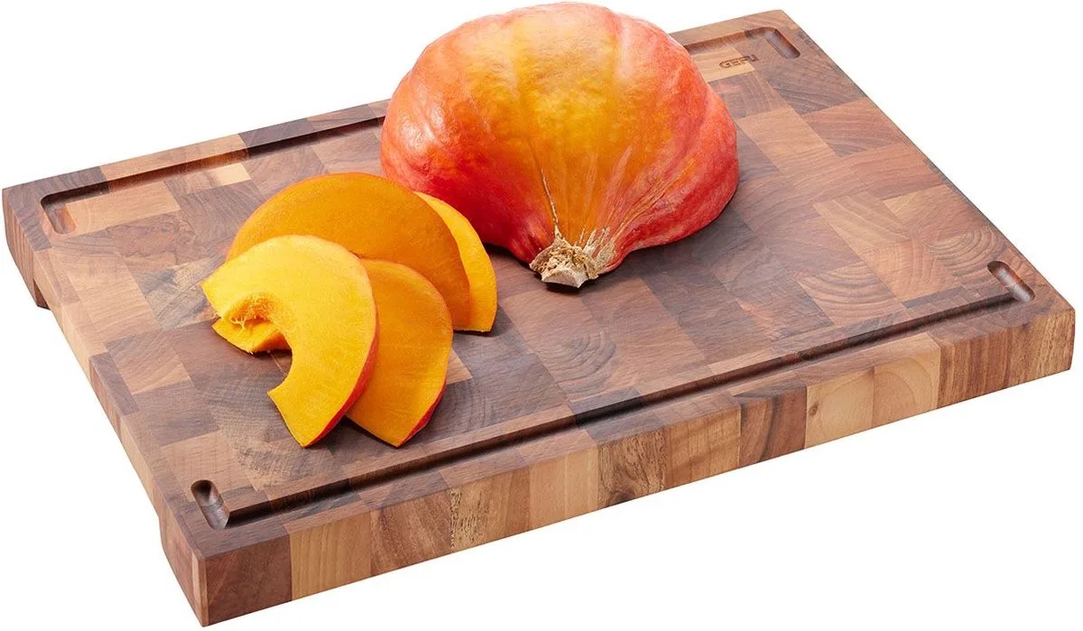 Hakblok ENNO - 44 x 30 x 4 cm van GEFU in Walnoot – productfoto