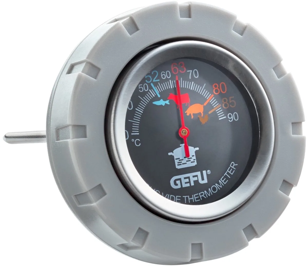 Keukenhulpen - Sous Vide thermometer van GEFU in Grijs – productfoto