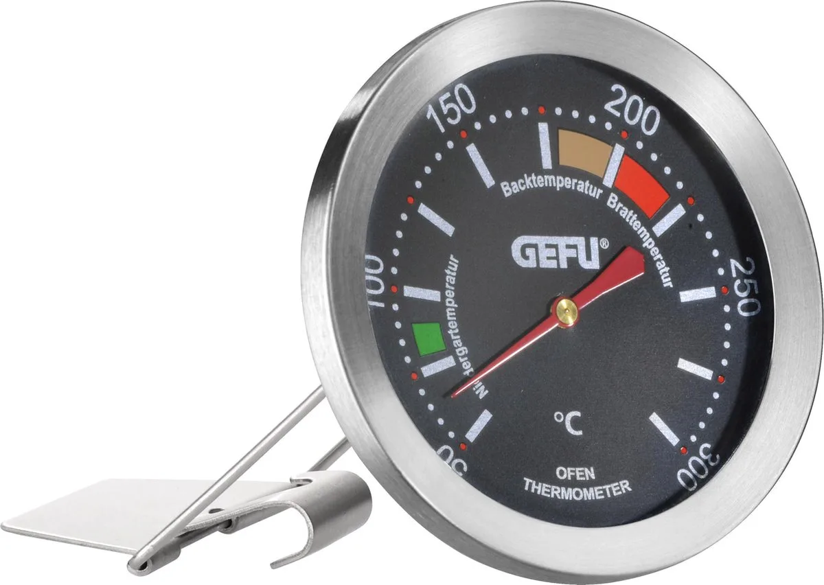 MESSIMO Oventhermometer - Analoge Oventhermometer - RVS by GEFU in Black – product photo