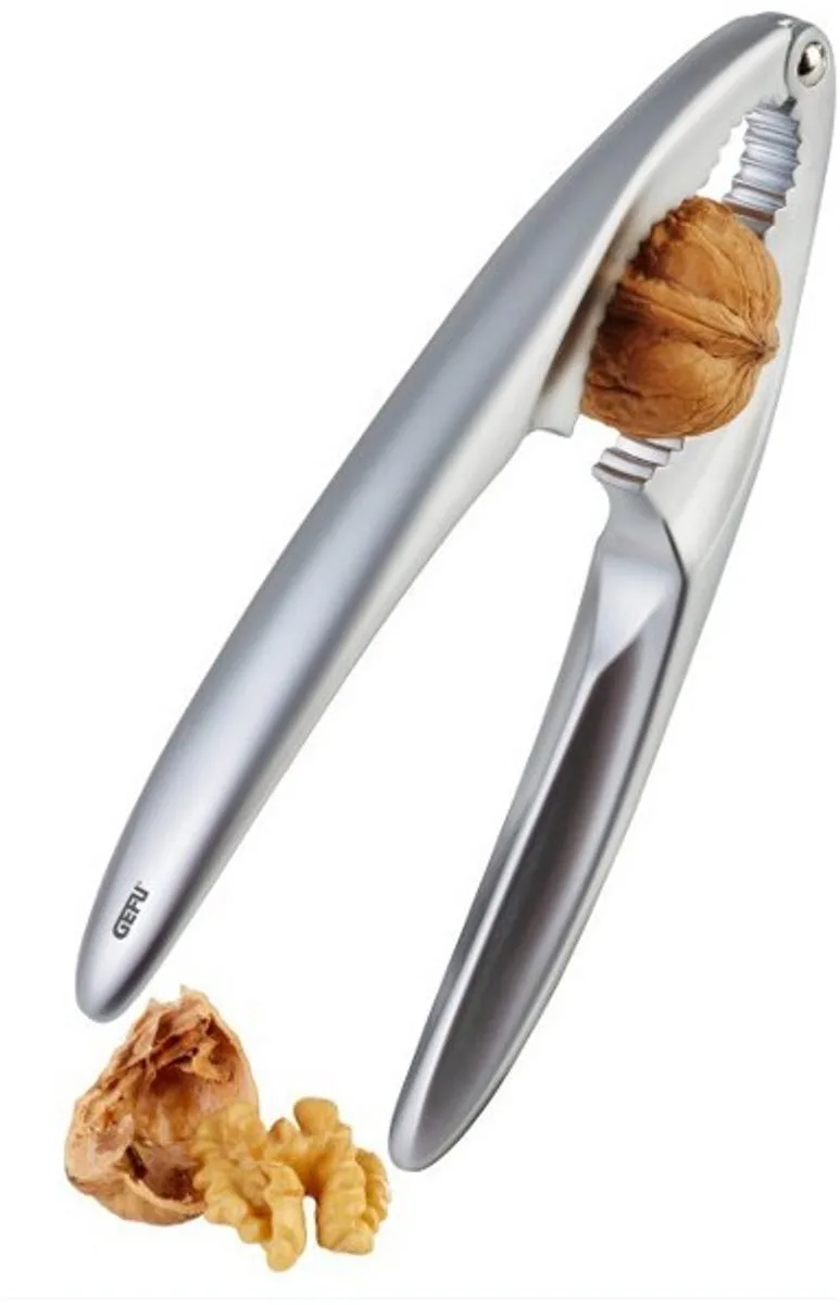 Notenkraker 17 cm – RVS – Voor Walnoten, Hazelnoten en Amandelen de GEFU en Argent – photo produit
