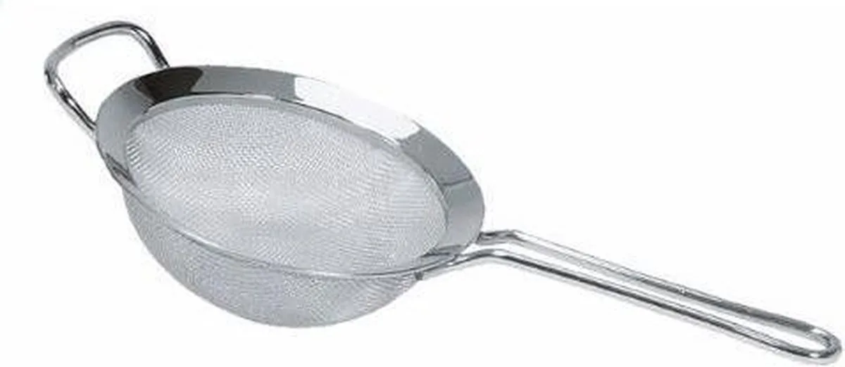 PASSO Zeef - RVS Keukenzeef - 19 cm - Professionele Fijnmazige Zeef by GEFU in Silver – product photo