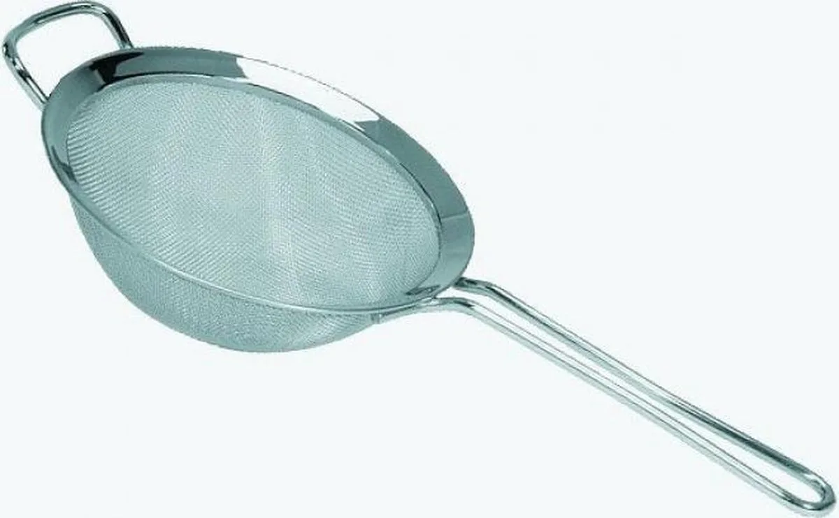 PASSO Zeef - RVS Keukenzeef - 23 cm - Professionele Fijnmazige Zeef by GEFU in Silver – product photo