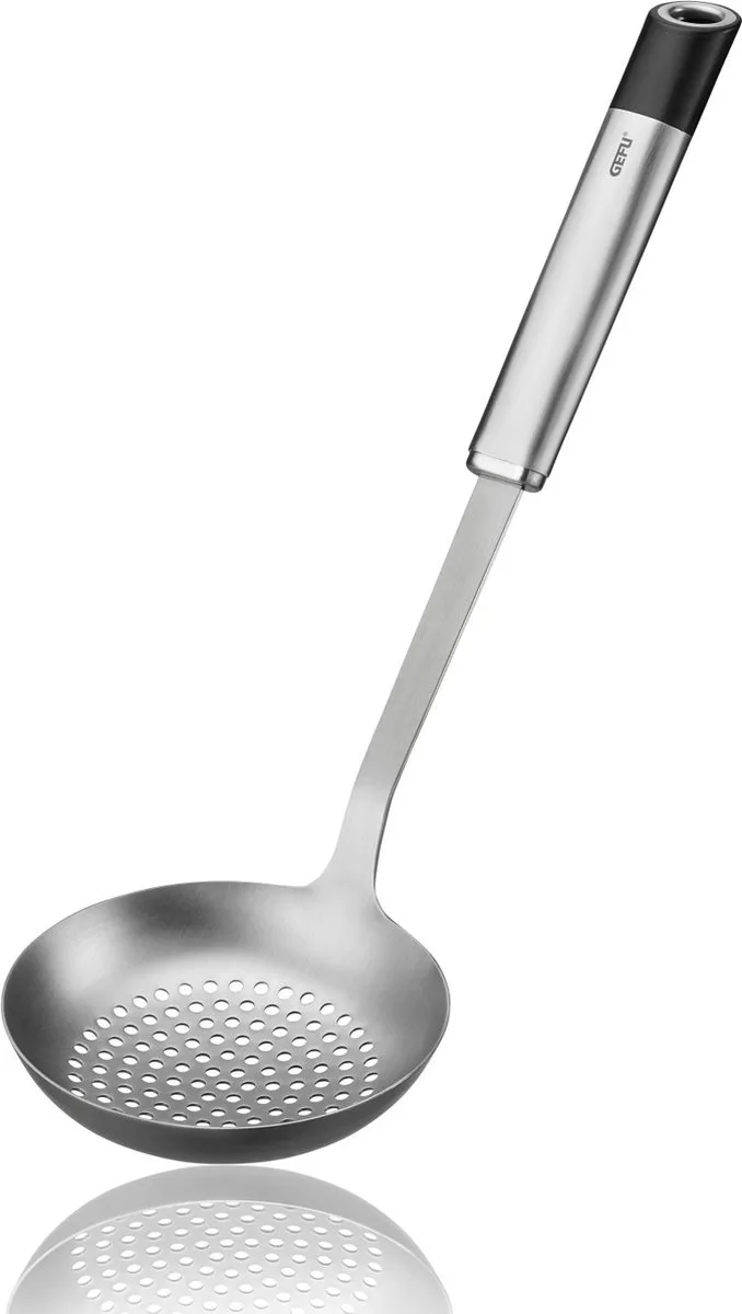 Schuimspaan Primeline - RVS - 34cm van GEFU in Zilver – productfoto