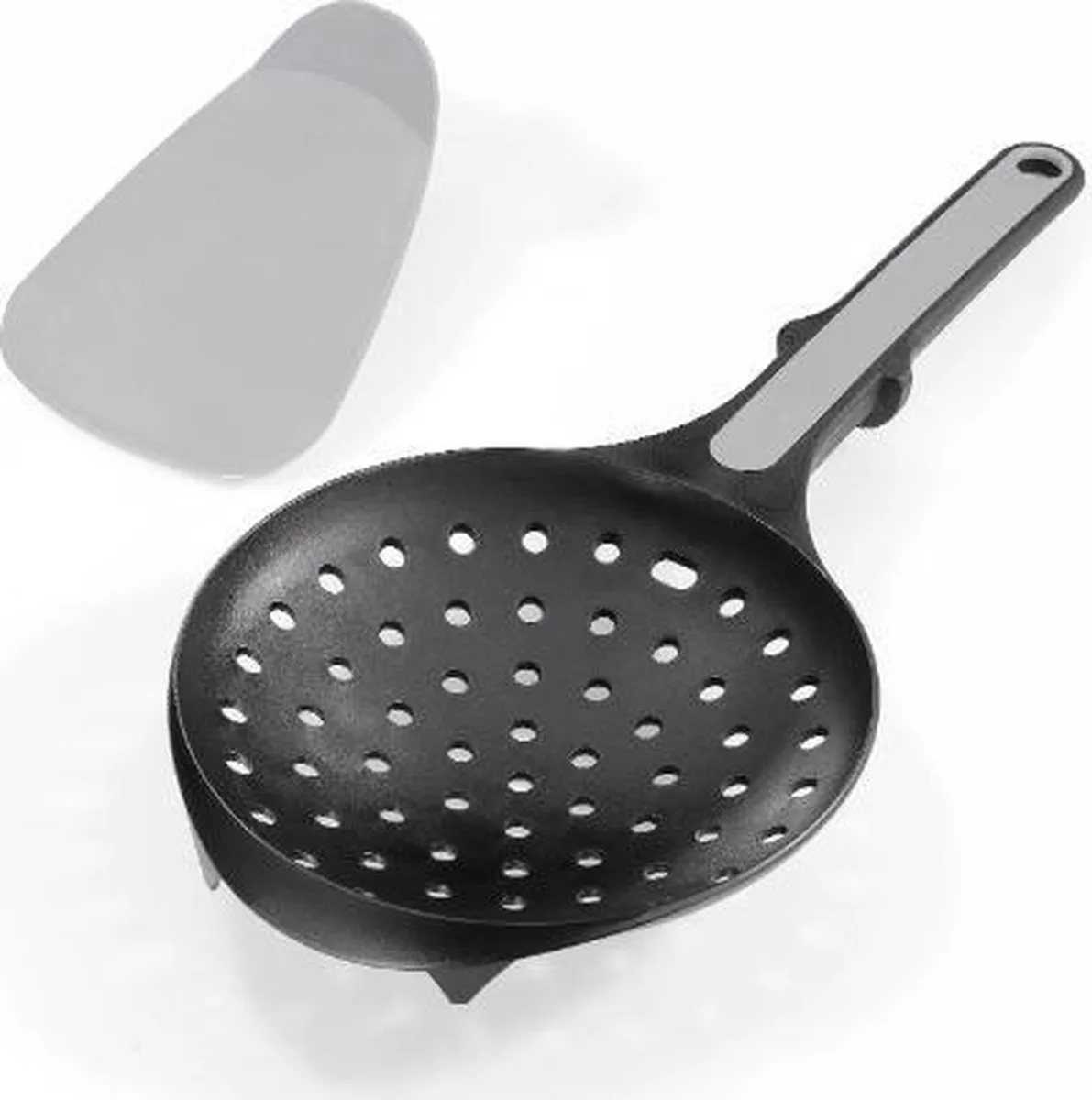 SCODEL Spätzlelepel met Deegschraper – Spätzlemaker – Vaatwasserbestendig by GEFU in Silver – product photo