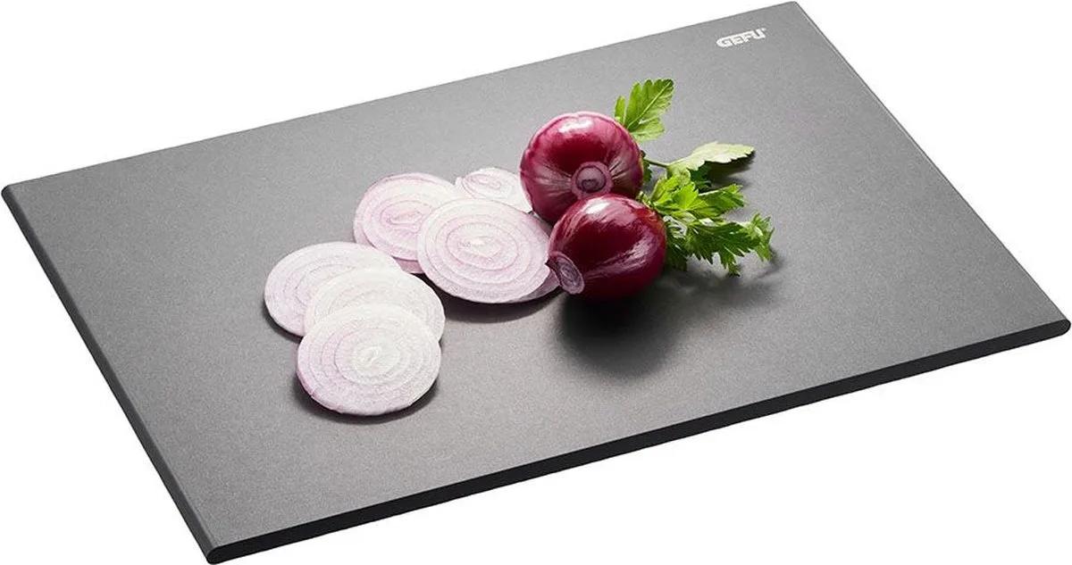 SLIZE Snijplank Klein 30 x 20 cm – Duurzame Snijplank van Houtcomposiet – Dubbelzijdig från GEFU i Antracit – produktbild