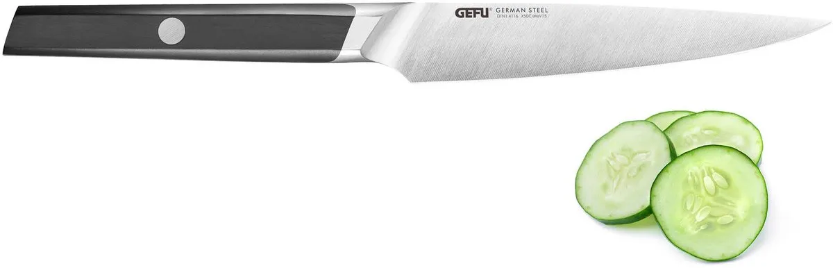 Universeel Mes, 13 cm, Ergonomische Grip, Duits Staal van GEFU – productfoto