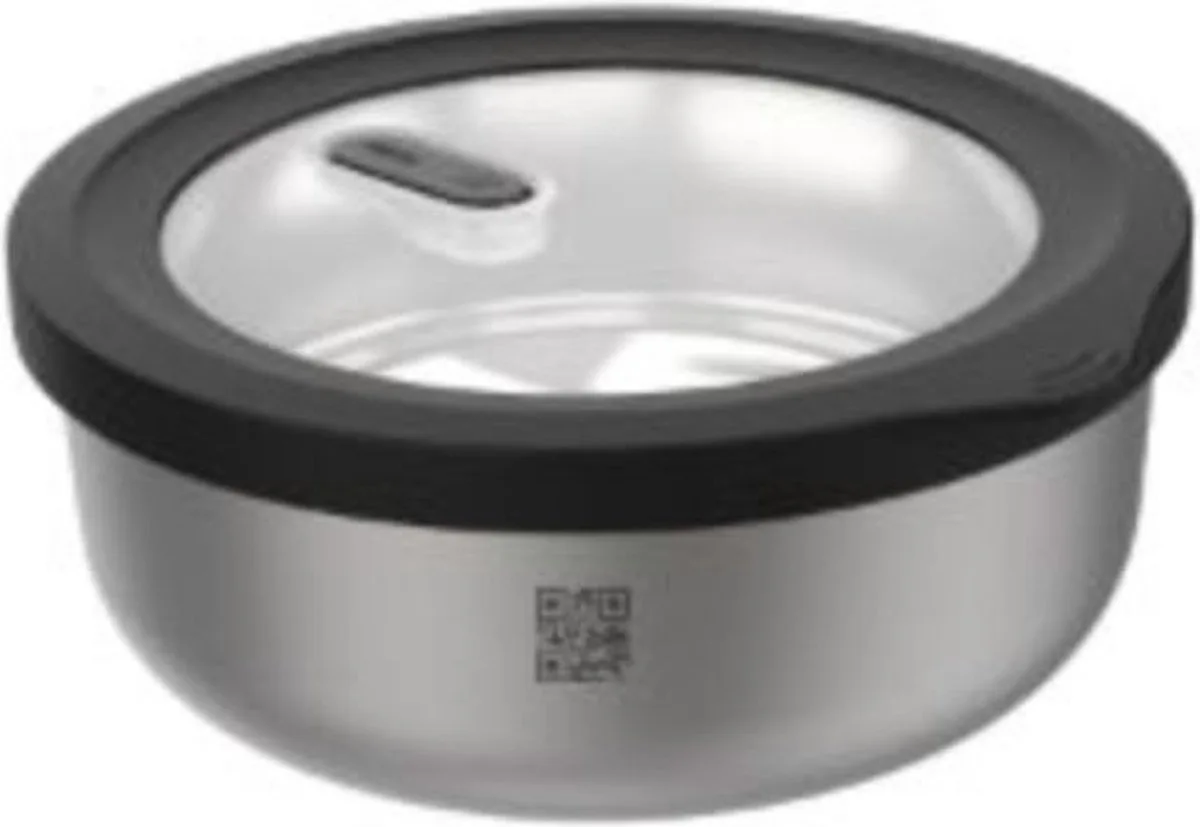 Vershouddoos, Rond, 0.5 L de GEFU en Noir – photo produit