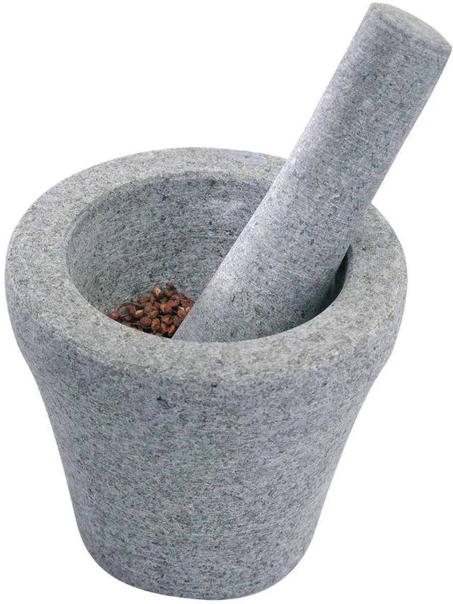 Vijzel, Graniet, 13.5 x 17 cm från GEFU i Grå – produktbild