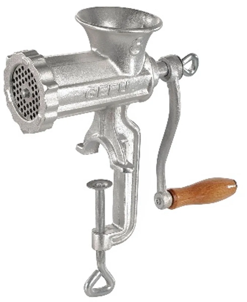 Vleesmolen - Grootte 5 van GEFU in Zilver – productfoto